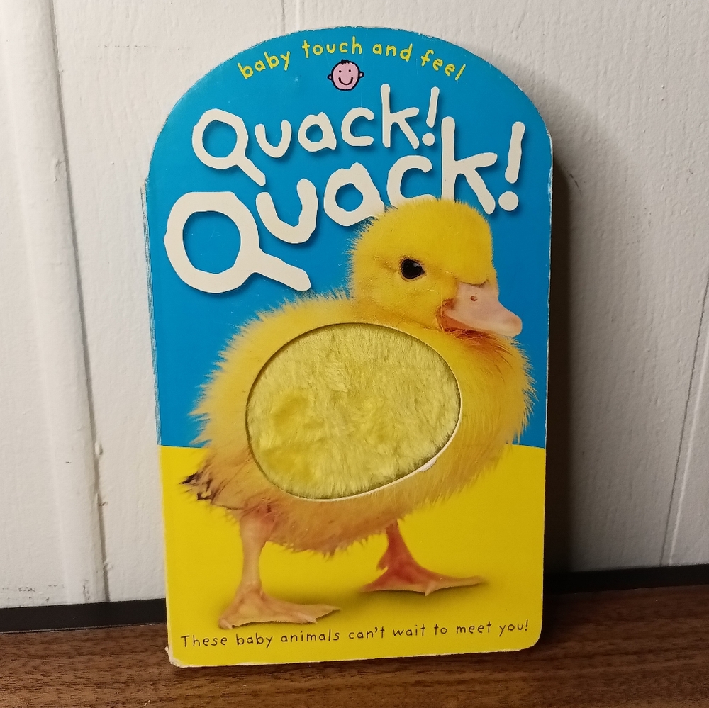 Priddy Books Quack! Quack! Baby Touch and Feel Book